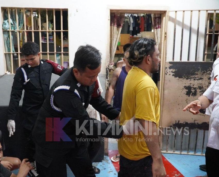 Razia Rutan Kelas I Medan, Aparat Gabungan Amankan Barang Terlarang
