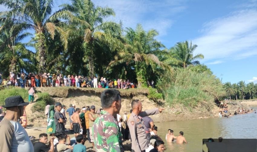 Terseret Arus Sungai, Tiga Warga Paluta Ditemukan Tewas di Sungai Barumun