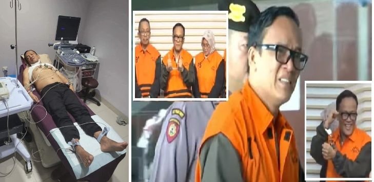 Tiga Ekspresi Wamenaker Immanuel Ebenezer Saat Digiring Mengenakan Rompi Tahanan dan Sempat Diteriaki Cemen