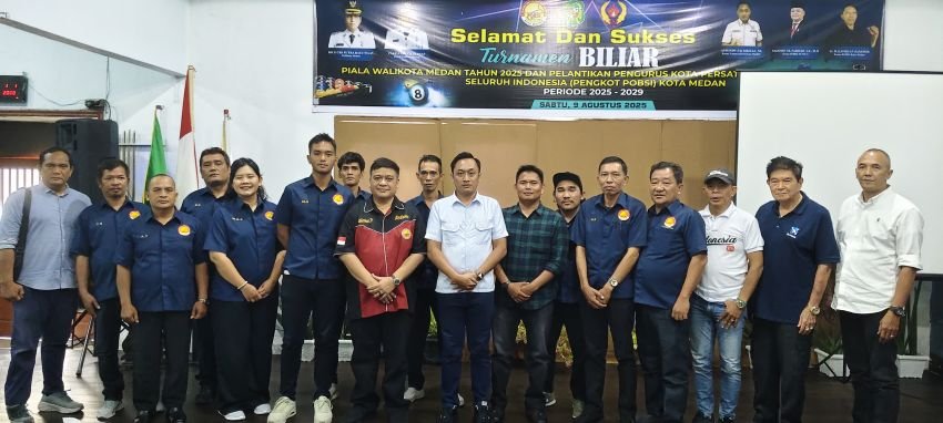 KONI Medan Dukung Penuh Turnamen Biliar Piala Wali Kota Medan 2025