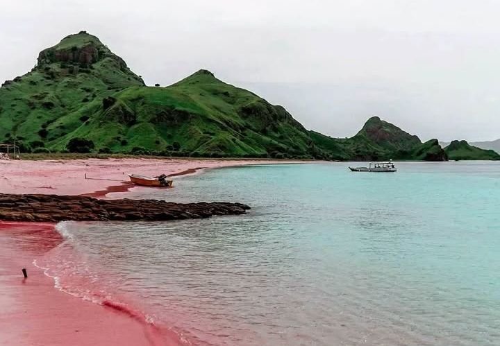 Pink Beach Raih Predikat Pantai Terindah di Dunia