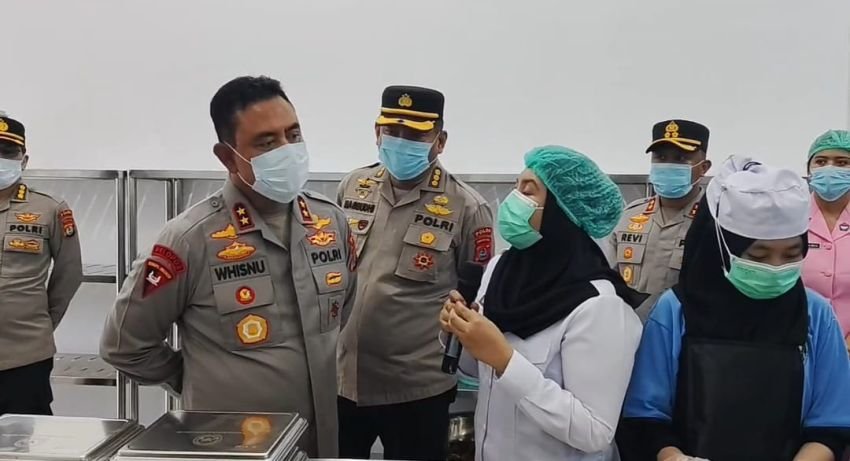 Kapolda Sumut Periksa Dapur Umum dan Penyaluran SPPG