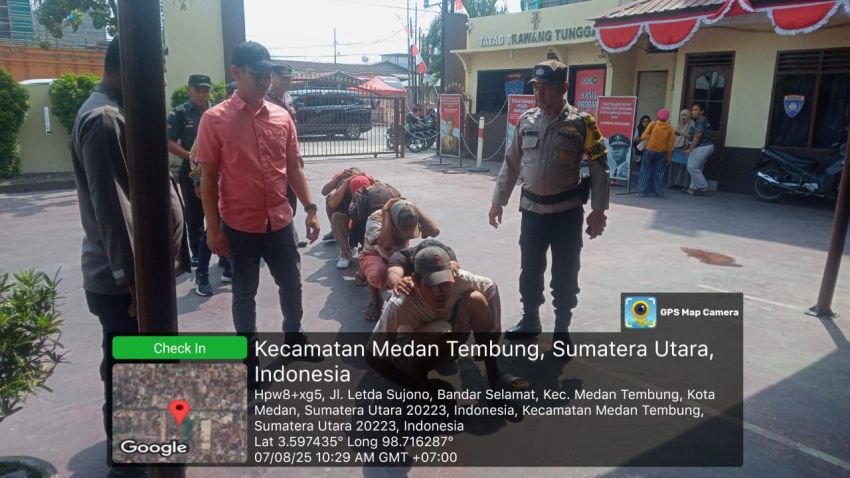 Penertiban 'Pak Ogah' di Medan Tembung, 6 Orang Terjaring dalam Operasi