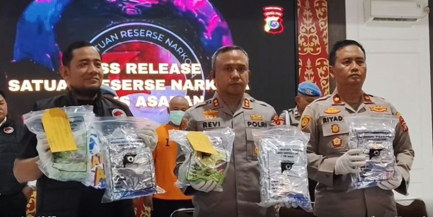 Polres Asahan Amankan Ribuan Pod Cartridge Vafe Etomidate dan Sabu