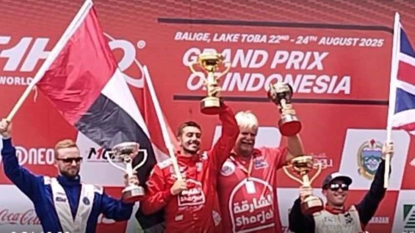 Rusty Wyaat Juara F1 Powerboat Grand Prix 2025 Indonesia