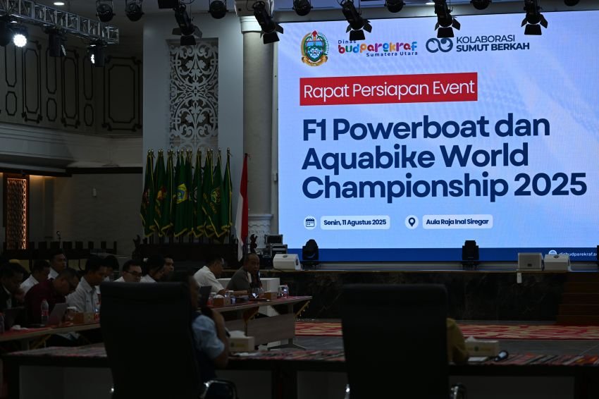 Pemprovsu Pastikan Kesiapan Aquabike dan F1 Powerboat 2025