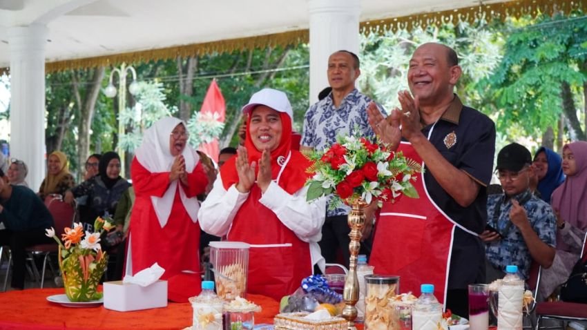 Bupati Langkat Semarakkan HUT RI ke-80 Lewat Lomba Masak Nasi Goreng