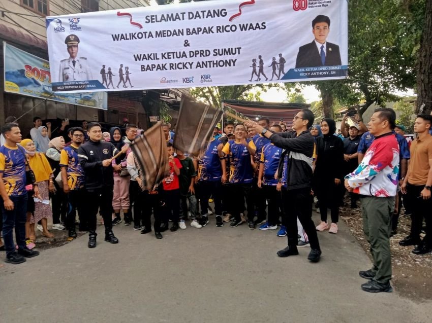Bersama Kawan Bang Rico, Wali Kota Medan Ajak Warga Hidup Sehat Melalui Jalan Santai