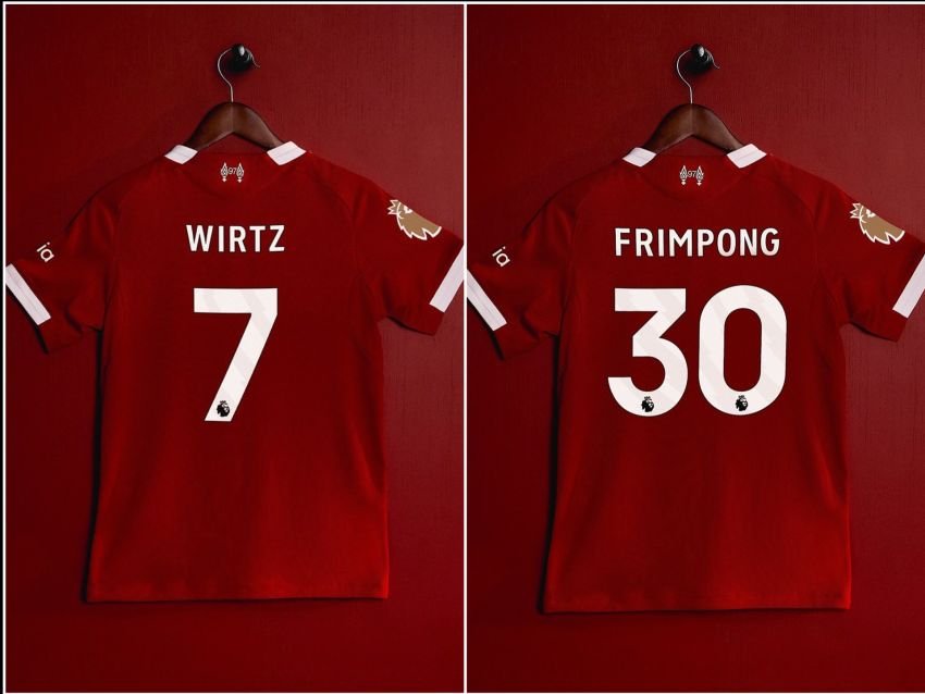 Liverpool Umumkan Nomor Punggung Baru: Wirtz Pakai Nomor 7, Frimpong Nomor 30