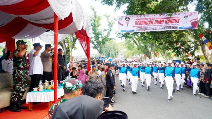 Syah Afandin Ajak Warga Teladani Semangat Perjuangan di Peringatan Berandan Bumi Hangus ke-78