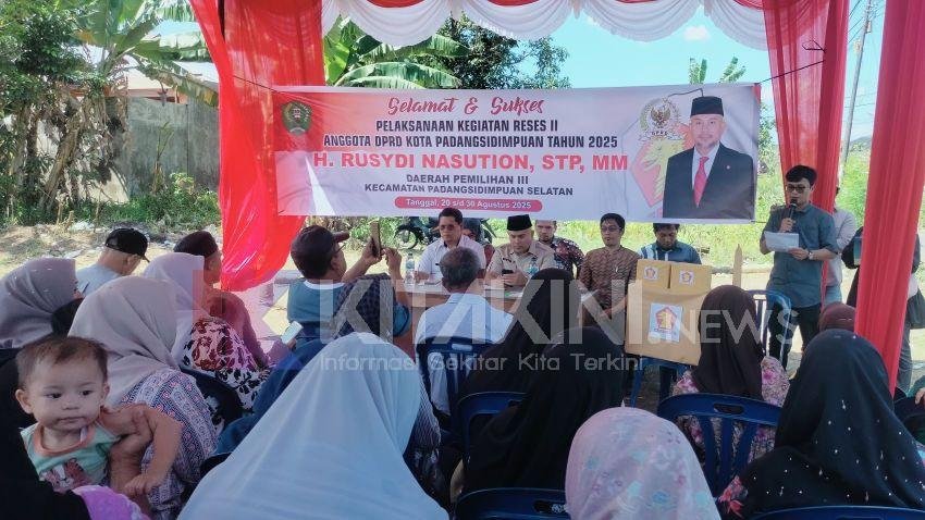 Tampung Aspirasi Masyarakat, Rusydi Nasution Gelar Reses Padangmatinggi Padangsidimpuan
