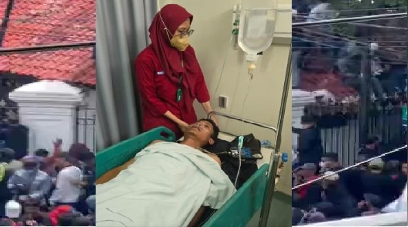 Wartawan Terpapar Gas Air Mata di Demo Pati Drop, Sempat Dikira Meninggal Dunia