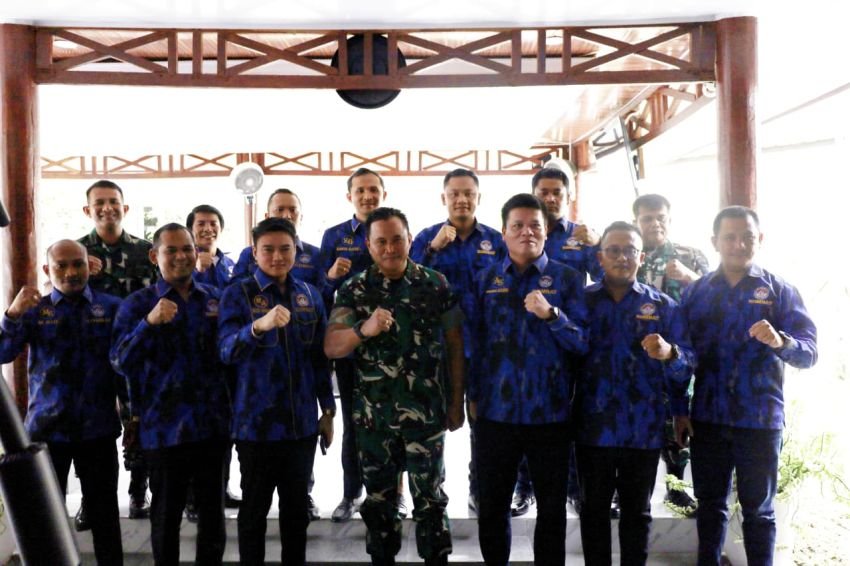 Dipimpin Ricky Anthony, Pangdam I/BB Sambut DPW KOMBAT Sumut