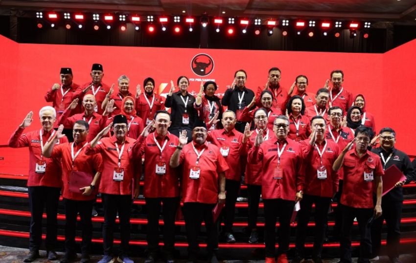 Megawati Soekarnoputri Jabat Sekjen PDI Perjuangan, Berijut Susunan Pengurus Hasil Kongres VI Bali