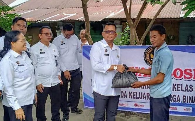 Lapas Binjai Beri Bansos ke Warga