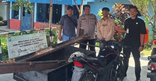 KAI Divre I Sumut Tangkap Pelaku Pencurian Rel Bekas di Binjai