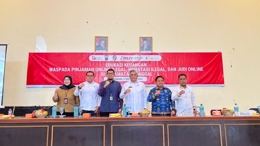 OJK Sumut dan Pemkab Deli Serdang Gelar Edukasi Waspada Pinjaman Online Ilegal dan Investasi Bodong