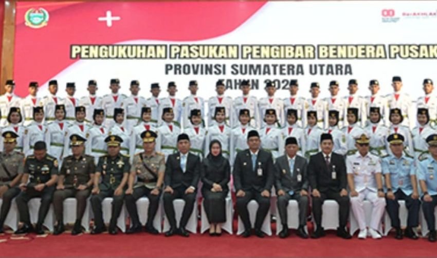 Bobby Kukuhkan Paskibraka Sumut 2025