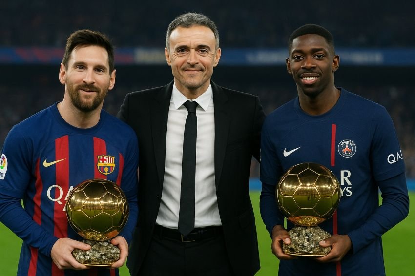 Luis Enrique Dua Kali Antar Pemainnya Raih Treble dan Ballon d’Or: Messi di Barça, Teranyar Dembélé di PSG