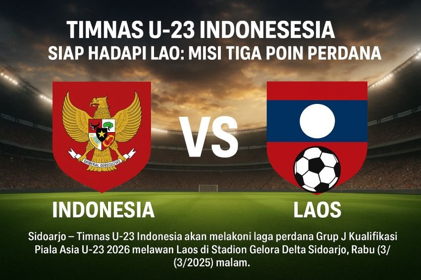 Timnas U-23 Indonesia Siap Hadapi Laos: Misi Tiga Poin Perdana