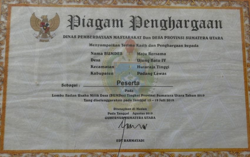 Ternyata Desa Ujungbatu 4 Palas Pernah Ukir Prestasi, Sebelum Kasus Asusila