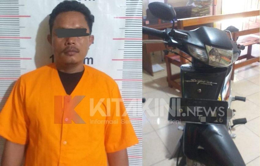 Polsek Bahorok Tangkap Pelaku Pencurian Sepeda Motor