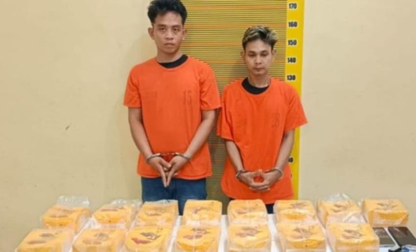 Polda Sumut Gagalkan Penyelundupan 15 Kg Sabu, Dua Kurir Ditangkap di Labuhanbatu