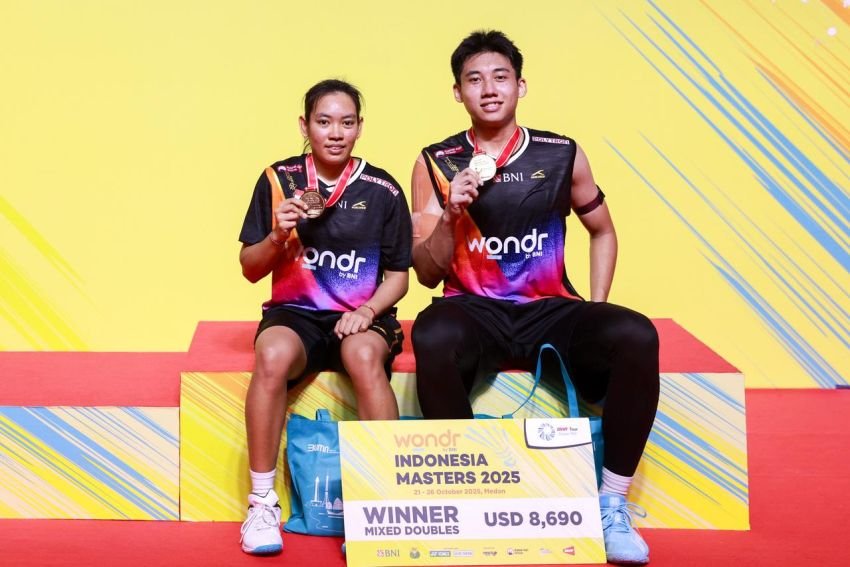 Tumbangkan Malaysia, Marwan/Aisyah Persembahkan Gelar Indonesia Masters 2025 untuk Tanah Air