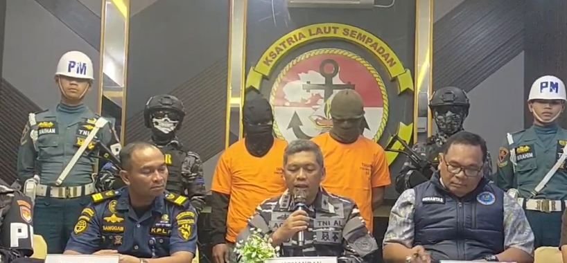 TNI AL Gagalkan Penyelundupan 9 Kg Bahan Baku Narkoba dari Malaysia