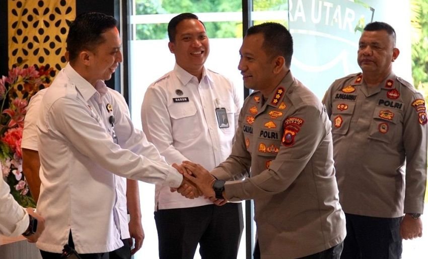 Perkuat Sinergi Penegakan Hukum, Kepala Rutan Kelas I Medan Silaturahmi ke Polrestabes
