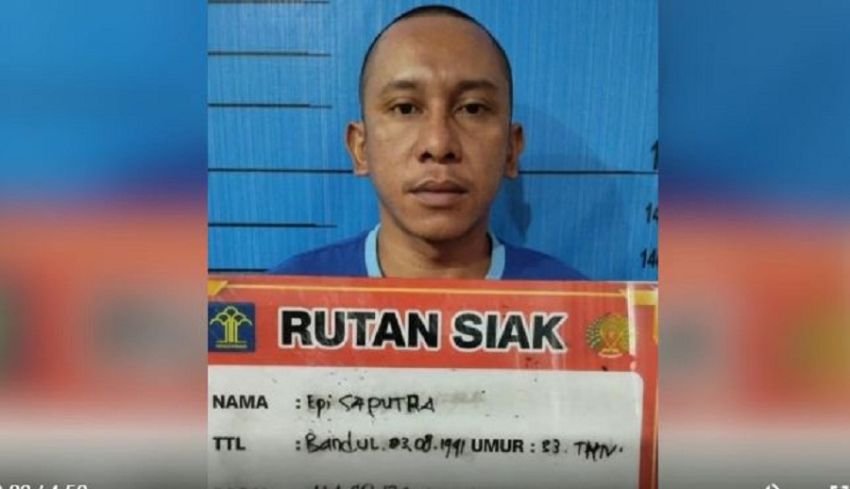 Tiga Tahanan Melarikan Diri darii Lapas Kelas II B Siak Sri Indrapura