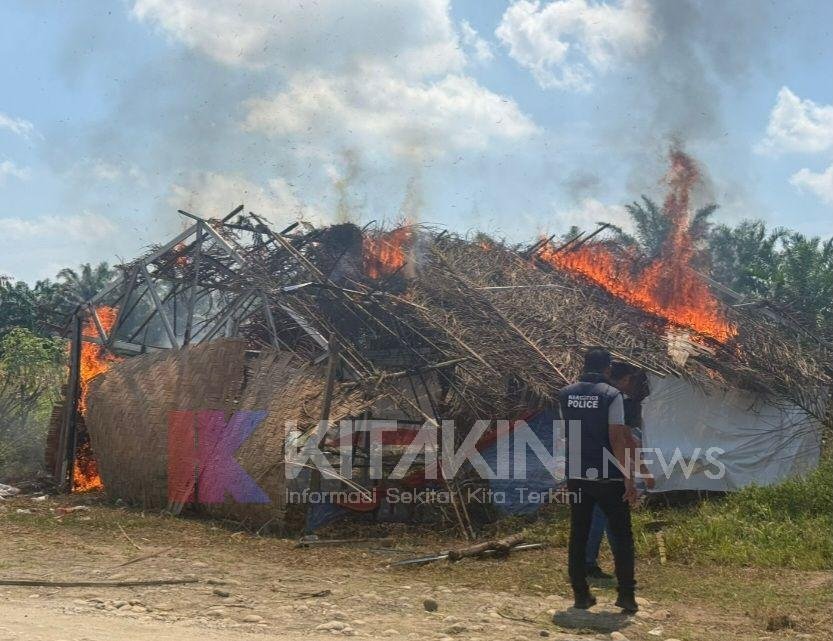 Lagi, Polisi Bakar Barak Narkoba di Binjai Selatan
