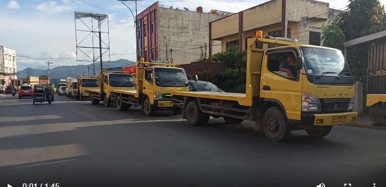Sulit Dapatkan Solar, Antrian Truk Terjadi di Sidimpuan
