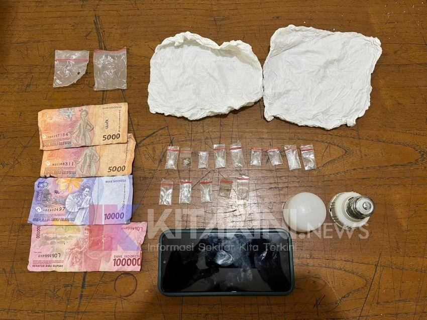 Simpan Narkoba Dalam Bola Lampu, Polres Binjai Bandar Sabu