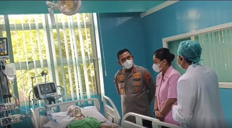 Seorang Wanita Ditabrak Tiga Polisi Medan Hingga Kritis