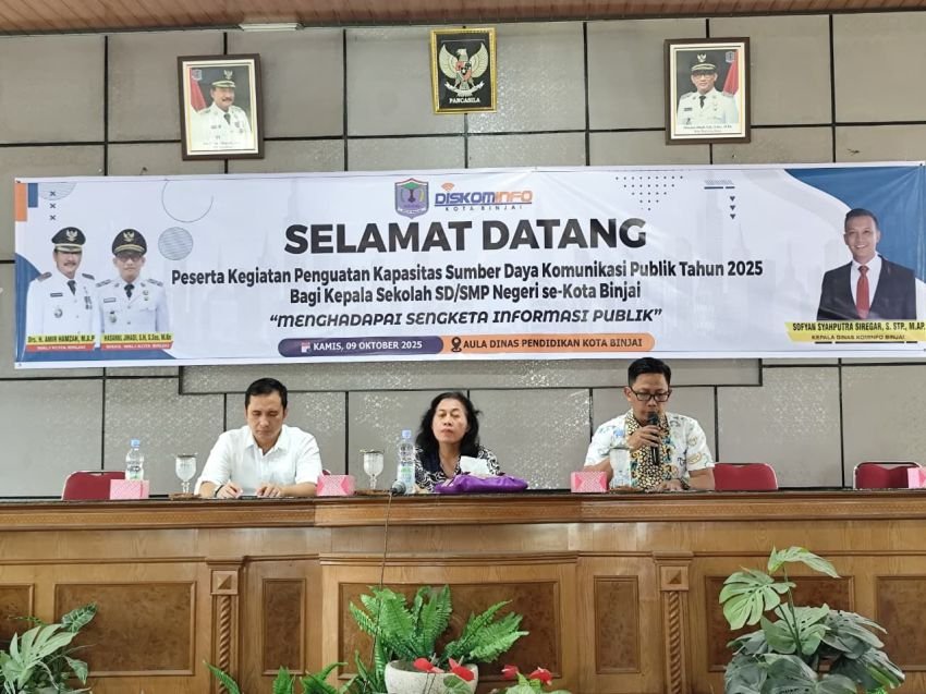 Diskominfo Binjai Gelar Penguatan Kapasitas Sumber Daya Komunikasi Publik