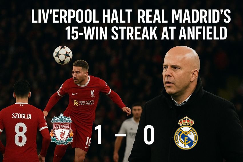 Liverpool Akhiri Rekor 15 Kemenangan Beruntun Real Madrid di Anfield, The Reds  Back on The Track?