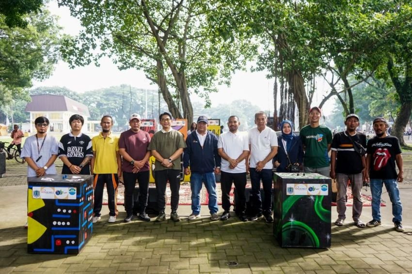 Bank Sumut dan Pemko Binjai Hadirkan 125 Tong Sampah Mural