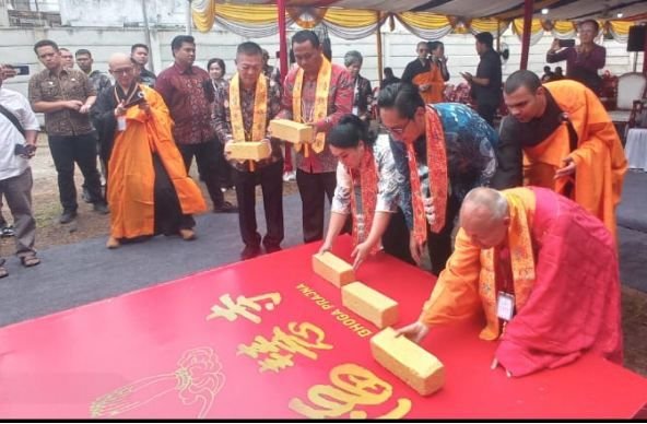 Dukung Pembangunan Vihara Bhoga Prajna, Wali Kota Medan : Simbol Saling Mendukung