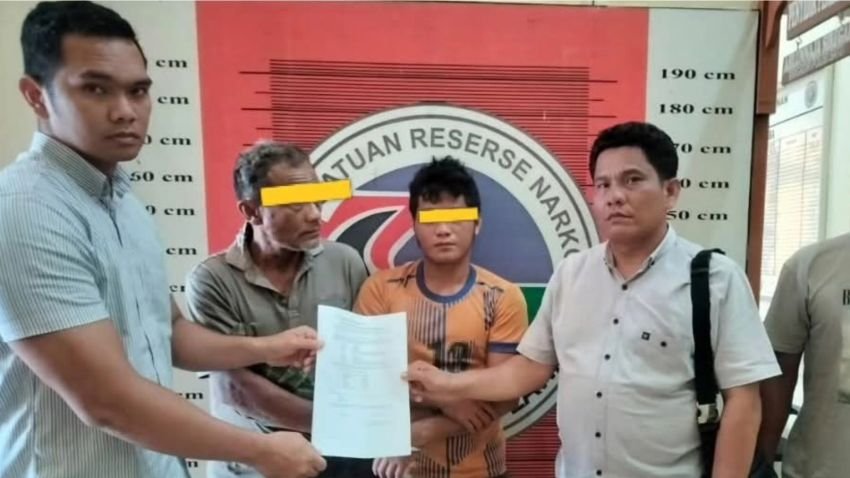 Personel Kodim Tapsel Ringkus Diduga Bandar dan Pengedar Narkoba di Palas