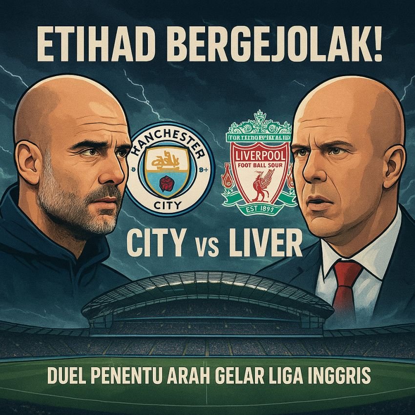 Big Match City vs Liverpool di Etihad, Duel Penentu Arah Gelar Liga Inggris