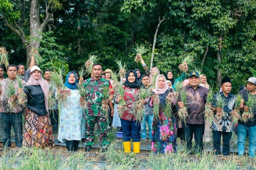 Atika Ajak Masyarakat Manfaatkan Pekarangan Untuk Tanam Sayur