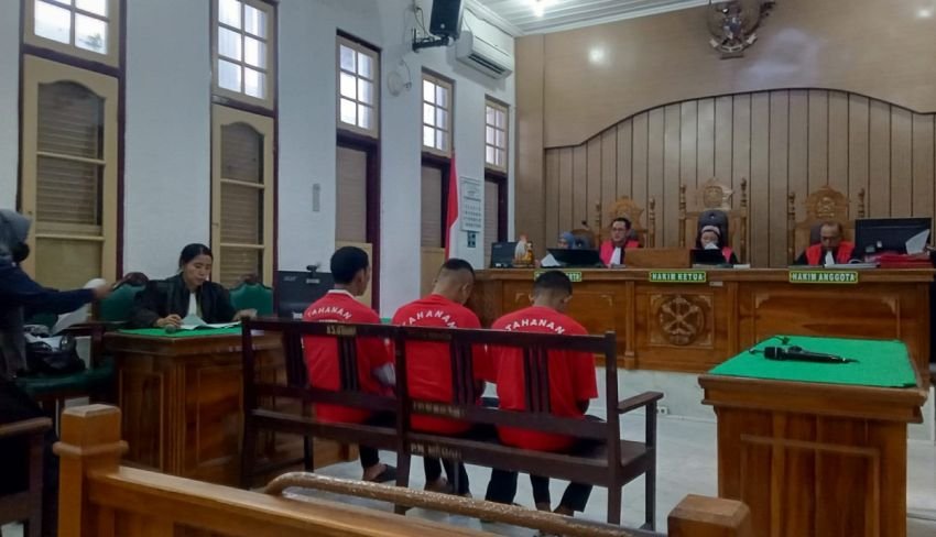Trio Begal Lukai Wanita di Medan Denai Dituntut Empat Tahun Tujuh Bulan