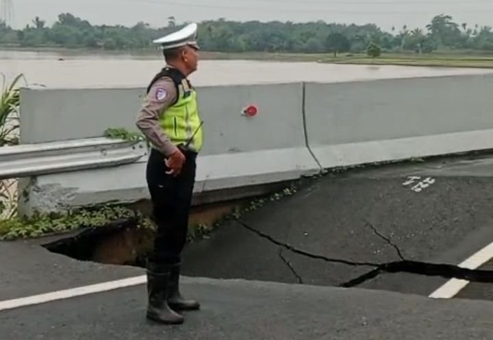 Ruas Tol Jalur Lubukpakam-Medan Amblas, Akses Terputus
