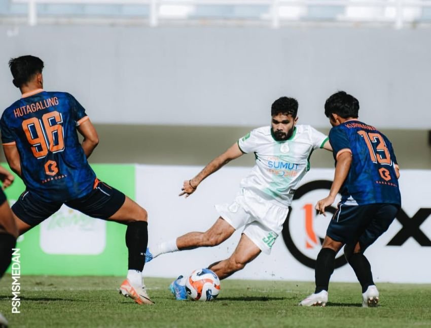 Drama Jakabaring: Kartu Merah dan Gol Bunuh Diri Bawa Kekalahan PSMS atas Sumsel United 2-1