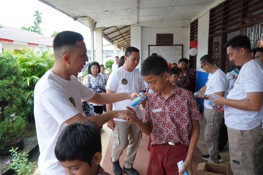 Imipas Peduli, Rutan Kelas I Medan Renovasi Toilet SD & SMP Taruna Karya