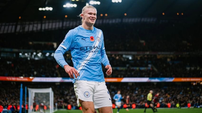 Haaland Catat 17 Gol dari 13 Laga, Berpeluang Lampaui Rekor Pribadi di Manchester City
