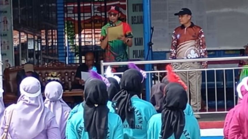 Lomba Senam Tamang Pung Hisah Warnai HUT PGRI Ke-80 dan HGN ke-31 di Padangsidimpuan