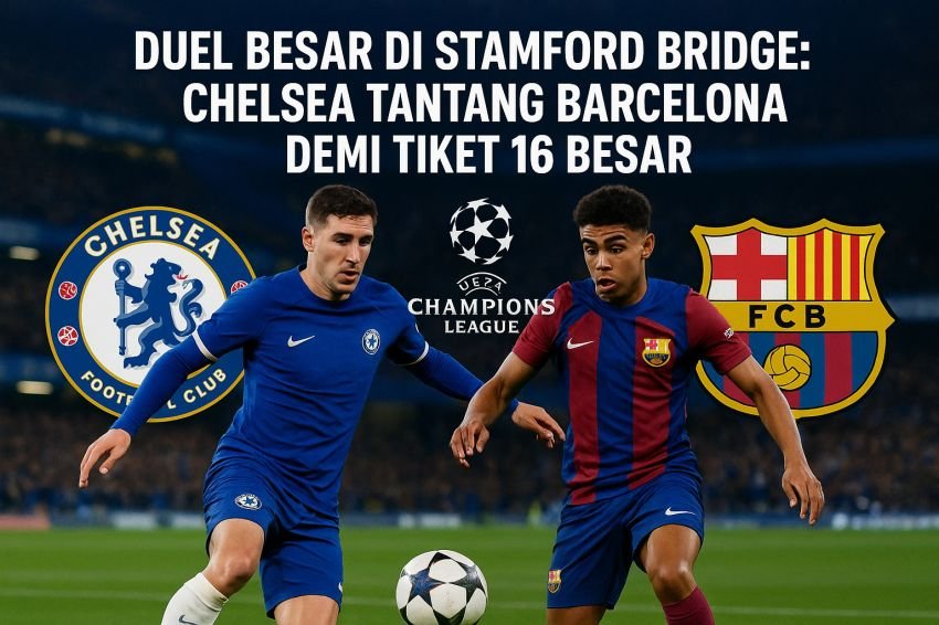 Chelsea vs Barcelona: Duel Penentu Nasib di Stamford Bridge