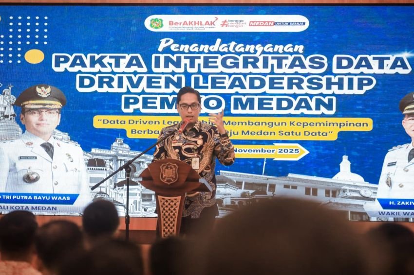 Pemko Medan Teken Pakta Integritas Data Driven Leadership, Era Baru Medan Satu Data Dimulai